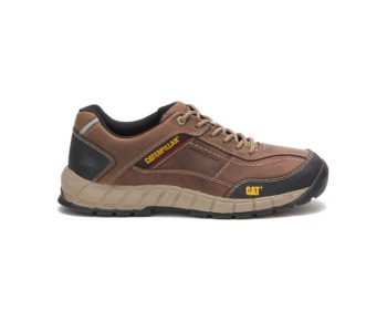 Caterpillar Sneakers South Africa Streamline Leather Shoe Brown - Cat Shoes For Men - IC6902134